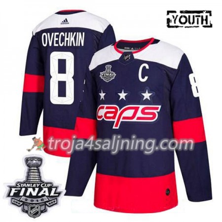 Washington Capitals tröja Alex Ovechkin 8 2018 Stanley Cup Final Patch Adidas Stadium Series Authentic - NHL Tröjor Barn Washington Capitals tröja Alex Ovechkin 8 2018 Stanley Cup Final Patch Adidas Stadium Series Authentic - NHL Tröjor Barn